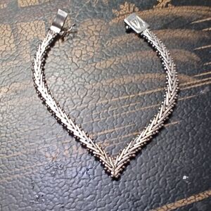 Vintage Taxco Sterling Silver 6.5 Inch Women's 18 Gram Fancy Link Bracelet